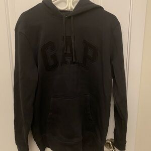 GAP Black Hoodie Pullover “VintageSoft Arch Logo Hoodie”